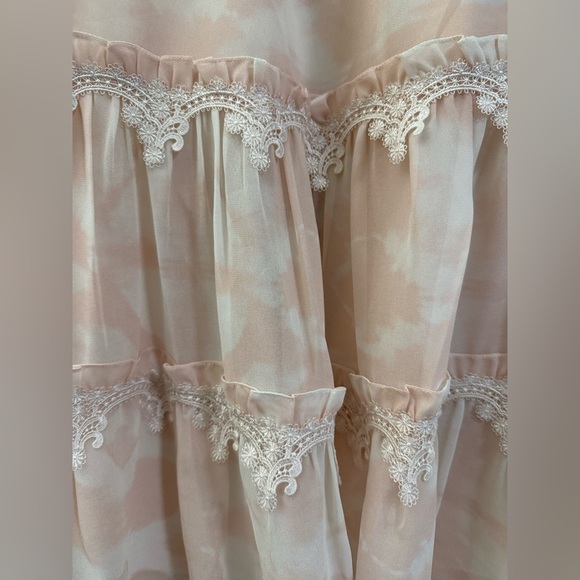 NWT Sachin & Babi Melanie Flutter Sleeve Mini Dress in Soft Pink - M - Picture 6 of 11